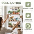 thumbnail image 2 of Unique Bargains Removable Peel Stick Waterproof Wall Decals Multicolor 23.6" x 15.7", 2 of 8