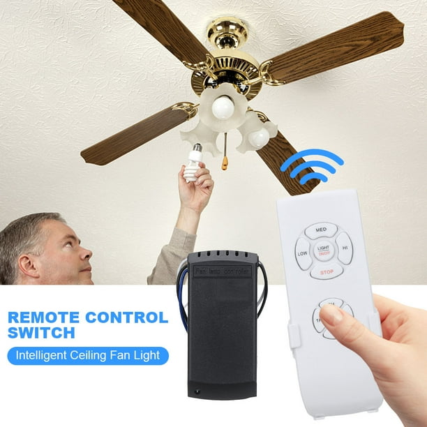 85-265V Kit de control remoto para ventilador de techo Control remoto inteligente para lámpara de ventilador de techo