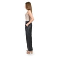 thumbnail image 2 of Pantalon de vinipiel pierna ancha Roman Fashion /Juvenil, 721 (Negro) negro M, 2 of 5