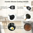 thumbnail image 3 of Juego de utensilios de cocina de silicona 2 uds, utensilios de cocina no tóxicos y antiadherentes, juego de utensilios de cocina de seguridad sin BPA, 3 of 5