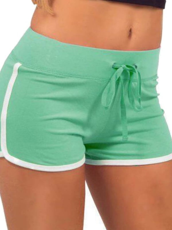 high waisted drawstring shorts