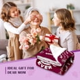 thumbnail image 2 of Gifts for Mom Birthday Gifts for Mom Gifts for Mom Birthday Unique Mom Gifts Best Mom Ever Gifts Mothers Day Valentine''s Day Christmas Birthday Gifts for Mom from Daughter Son Mom Blanket 50"*60" Red, 2 of 6