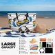 thumbnail image 5 of Easygdp Panda with Sun glasses Bolsa de Viaje de Playa de Gran Capacidad, Bolsa Tote Perfecta para la Playa, Escapadas de Fin de Semana y Viajes, 5 of 7