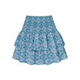 thumbnail image 2 of Women's High Waist Ruffle Skirt Tiered Short Skirt with Shorts Underneath, 2 of 8