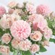 thumbnail image 4 of Decoración floral para el hogar ramo de flores rosas artificiales boda tela de seda nupcial ramo de flores falsas, rosa claro 3 Piezas sidaley HA6621-02B*3, 4 of 5