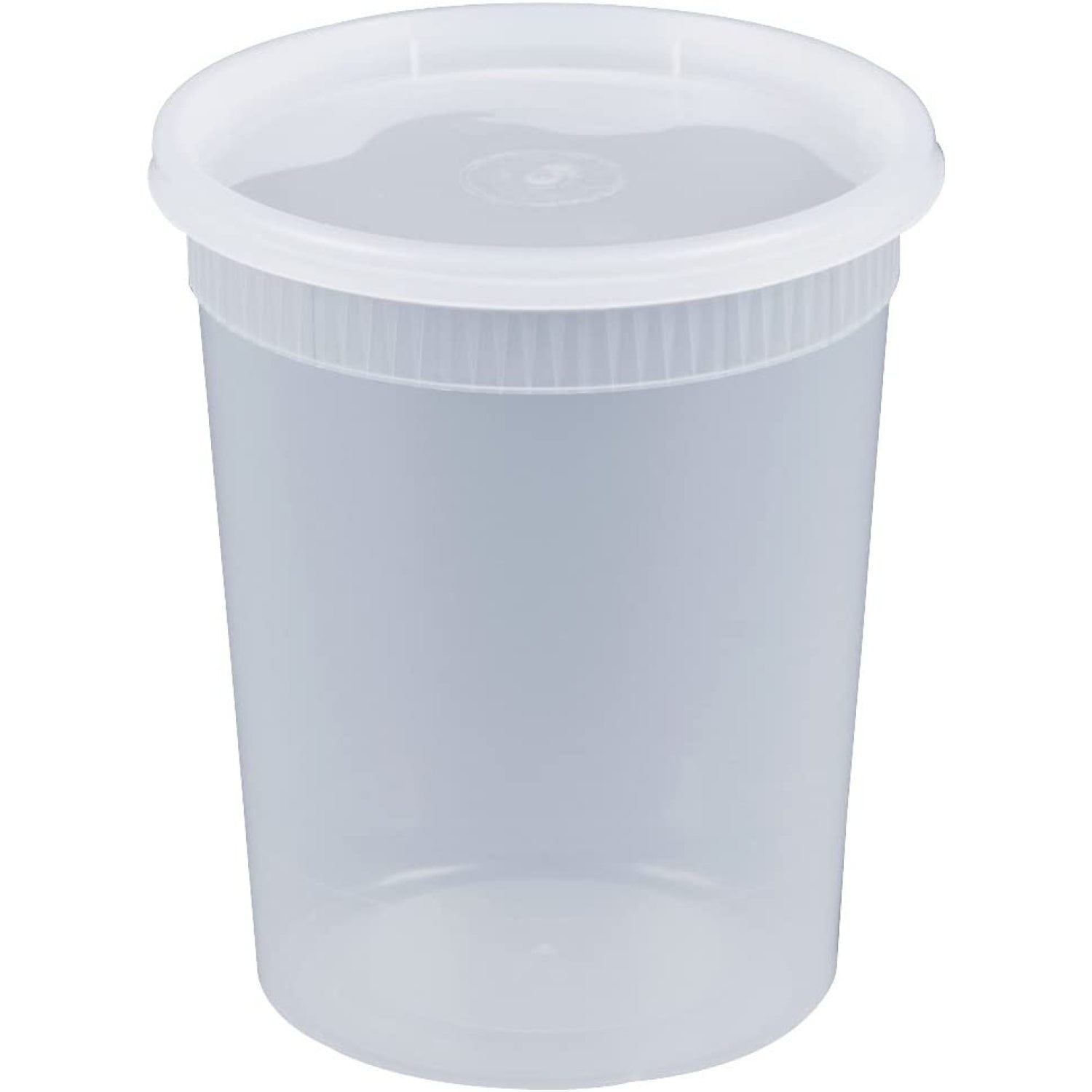 Plastic Deli Container with Lid, 12 oz, Clear, Plastic, 240/Carton - Zerbee