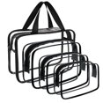 thumbnail image 1 of Bolsa de maquillaje transparente YOQIVEXU, organizador doméstico impermeable (4), 1 of 6
