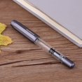 thumbnail image 2 of Majohn T1 Piston Fountain Pen Fine Nib, Gray Aluminum Alloy Transparent Acrylic Large-Capacity Ink Pen Writing Gift Box, 2 of 5