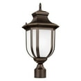 thumbnail image 2 of Sea Gull Lighting - Childress - One Light Outdoor Post Lantern Black LED Antique, 2 of 2