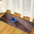 thumbnail image 3 of Alfombra de cocina, dormitorio, sala de estar, alfombra de entrada, pasillo de casa, balcón, alfombra absorbente, alfombra larga antideslizante con patrón de madera, 3 of 5