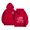 Red, variant on Oversized Hoodies for Women My Dad Thinks He's in Charge That's So Cute Letter Print Pullover Top Oversized Fit Long Sleeve Hooded Front & Back Print Sweatshirt
