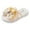 Beige, variant on Daznico Girls Slippers Fashionable Soft Sole Comfortable Children Shoes Flower Pearl Beach Sandals,7-8 Years