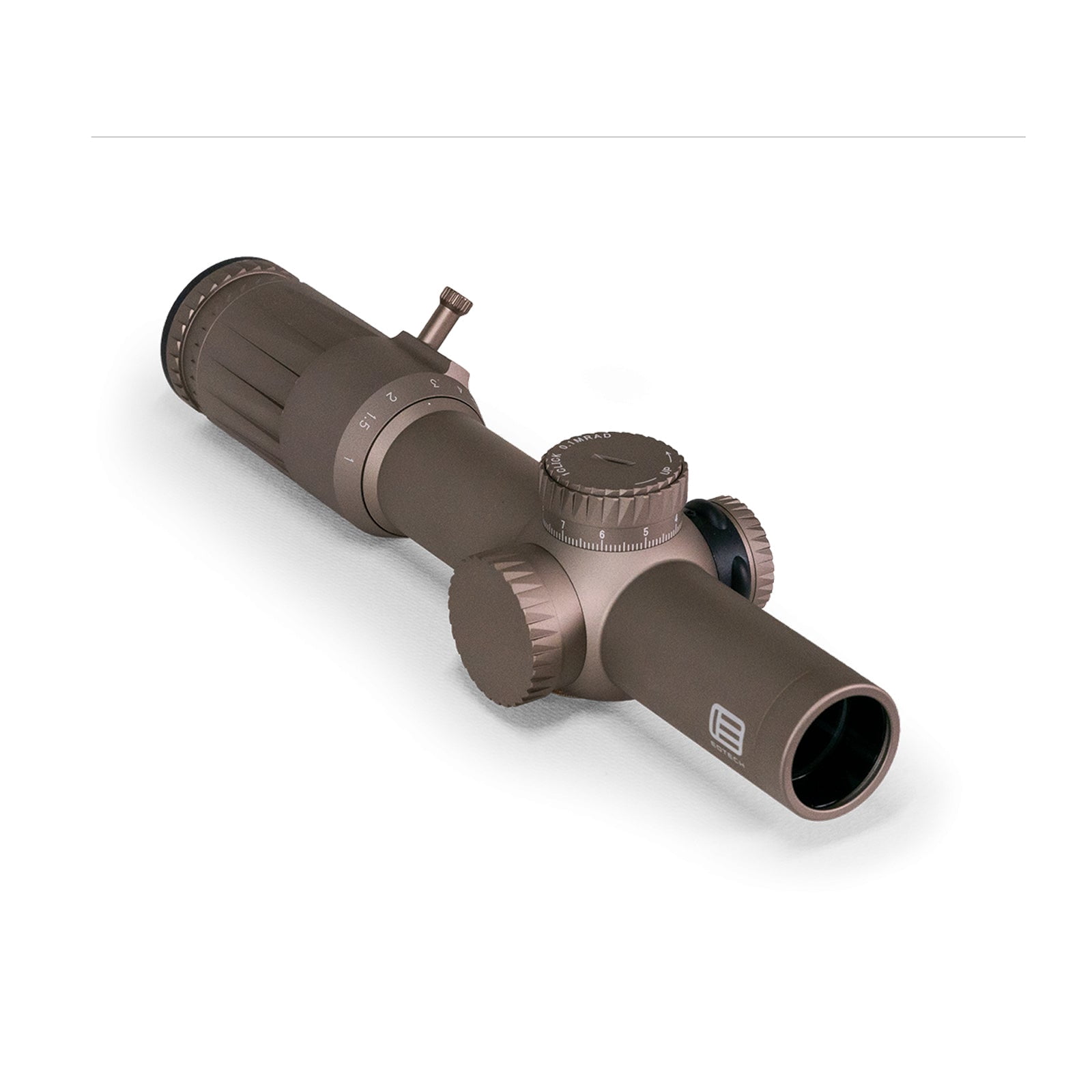 EOTECH VUDU 1-10x28 FFP Tan Riflescope SR5 Reticle MRAD with Daylight Bright Dot - VDU1-10SR5DFTAN Sights