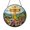 Acrylic 3.5 Inch, variant on Stained Glass Wildflower Cross Suncatcher Window Hanging, Gentle Religious Window Decor