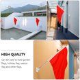 thumbnail image 4 of HONMEET Outdoor Adhesive Flagpole Holder Rectangular Sturdy Windproof Mounting Bracket Hardware for Flags, 4 of 6