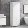 QGYEHLI Black Kitchen Pantry Cabinet Tall Bathroom Cabinet Freestanding ...