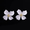thumbnail image 6 of Enamel Paint Clover Leaf Clip on Earrings No Pierced for Women Party Wedding Charm Ear Clip, 6 of 11