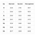 thumbnail image 2 of Men's Multi Pocket Work Pants Straight Leg Drawstring Waist Loose Fit Outdoor Hiking Breathable Cargo Trousers, 5XL, 2 of 5