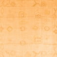 thumbnail image 1 of Ahgly Company Indoor Square Oriental Orange Traditional Area Rugs, 7' Square, 1 of 4