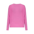 thumbnail image 4 of Blouses for Women Dressy Casual, Knitted Knit Sweaters for Women Boat Neck Solid Color Long Sleeve Loose Base Fall Winter Jumpers Outerwear, 4 of 8