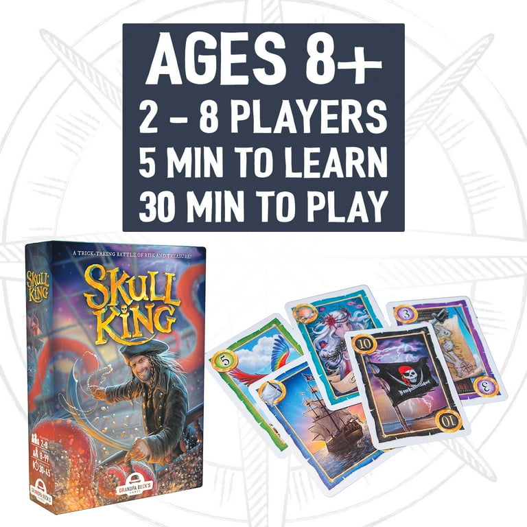 Skull King | Trick Taking Pirate Card Game | from the Creators of Cover Your Assets, Grandpa Becks Games