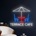 thumbnail image 2 of Handmadetneonsign Terrace Cafe Neon Sign, Terrace Coffee Wall Art Decor, Drinking Store Wall Decor, 2 of 5