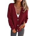 thumbnail image 1 of Suéter PRETTYGARDEN Cardigan Oversized de Punto Grueso XL, 1 of 7