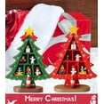 thumbnail image 2 of Decoración navideña, árbol de Navidad de madera, accesorios de escritorio para ventana de árbol de Navidad de madera, 2 of 4
