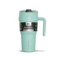 thumbnail image 4 of Hydrapeak Roadster 40oz Stainless Steel Tumbler Double Wall Vacuum Insulated Water Bottle With Handle And 2 in 1 Straw Lid (Aqua), 4 of 7