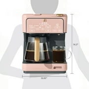 Beautiful Multi-Brew 12-Cup Programmable Drip & Single-Serve Coffee Maker, Rose by Drew Barrymore