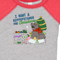thumbnail image 4 of Inktastic I Want a Hippopotamus For Christmas Boys or Girls Baby Bodysuit, 4 of 5