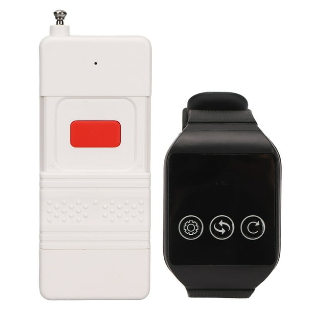 Nurse Alert Pager, Vibration Waterproof Portable Wireless Caregiver Pager Professional Safe For Elderly For Nursing Home
