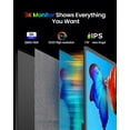 thumbnail image 2 of Portable Monitor 14 Inch OLED 3K 120Hz, 1.29 lbs Ultra-Light Travel Display, 500000:1 Contrast 109% DCI-P3, USB-C HDMI Computer Screen for Laptop PC Mac Phone Gaming, 2 of 7