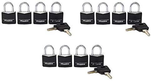 Master Lock 131Q Wide Covered Solid Body Padlock 1-3/16 in. 