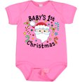 thumbnail image 3 of Inktastic Baby's 1st Christmas Santa with Candy Canes Boys or Girls Baby Bodysuit, 3 of 5