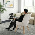 thumbnail image 2 of Homy Casa Folding Black Computer Workstation with Cup Holder and Multi-Height Settings, 2 of 12