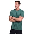 thumbnail image 3 of RBX Active Men's Breathable Jacquard Perforated Dot Quick Drying Workout T-Shirt, 3 of 3