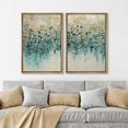thumbnail image 2 of IDEA4WALL Framed Canvas Print Wall Art Set Blue & Green Pastel Colorful Fragments Abstract Modern Art Bohemian Minimalism Multicolor Wall Decor Artwork for Bedroom, Office - Natural 16"x24"x2, 2 of 5