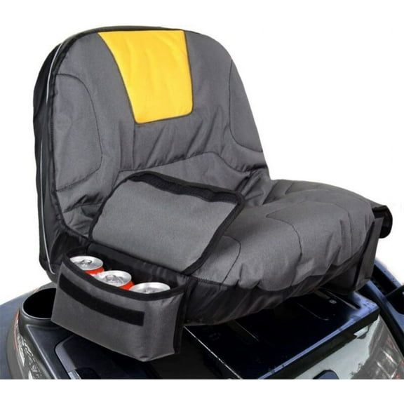 Riding Lawn Mower Seat Cover, Oxford Waterproof Tractor Seat Covers with Storage Bag Compatible with John-Deere Husq-Varna Crafts-Man Ku-bota Cub Ca-det for Most Lawnmowers Without Armrests
