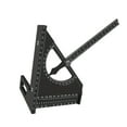 thumbnail image 5 of figatia Triangle Ruler Square Measurement Carpentry Measuring Layout Tool Black, 5 of 8