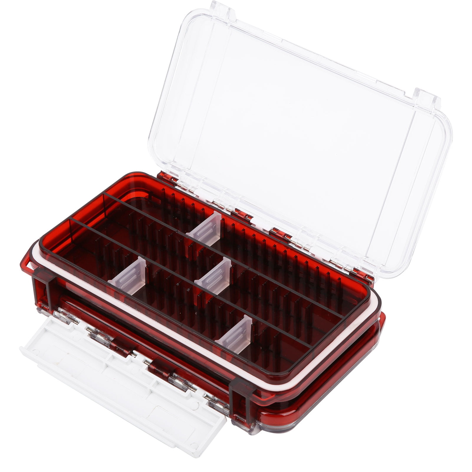 Details about   Fishing Box Accessories Lure Hook Storage Double Sided High Strength Tackle Box 