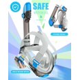 thumbnail image 4 of G2 Full Face Snorkel Mask with Latest Dry Top System,Foldable 180 Degree Panoramic View Snorkeling Mask with Camera Mount,Safe Breathing,Anti-Leak&Anti-Fog, 4 of 5