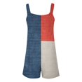 thumbnail image 4 of AYA Overalls for Womens Four Color Checkered Print Pocket Petite Jumpsuits for Women, 4 of 5