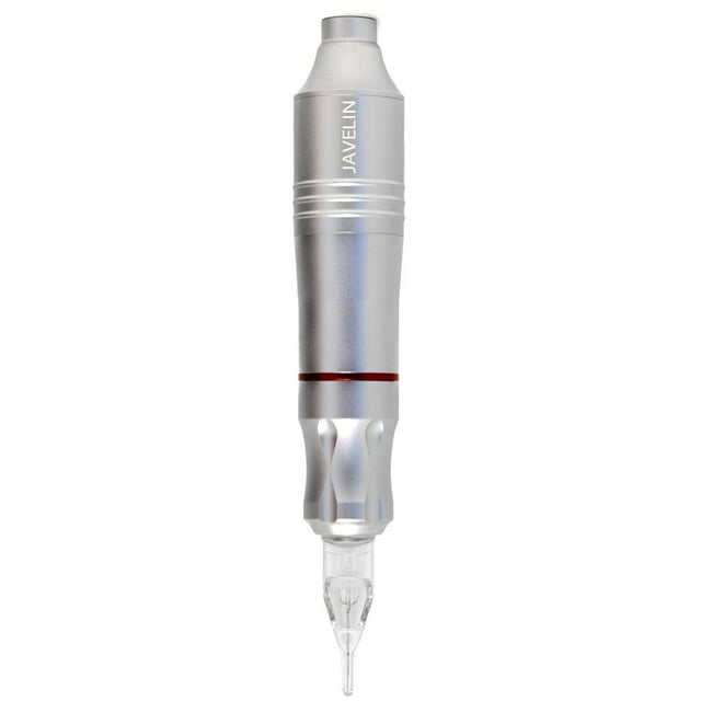 Javelin Tattoo Pen Rotary Machine Cartridge Liner Shader (Smooth Silver)