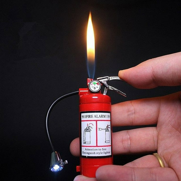 HHGBAD Fire Extinguisher Lighter, Unique Multifunctional Igniter, Novelty  Design, Creative Gift Idea, Perfect for Home Use, Birthday and Valentine's  