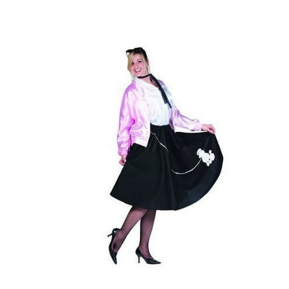 Women 50s Poodle Skirt Red XL