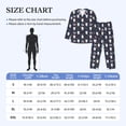 thumbnail image 4 of Lsque Llamas 1 Pattern Long Sleeve Pajama Set for Men - Soft 2-Piece Sleepwear and Loungewear Set with Pockets, Comfy Nightwear-Large, 4 of 7
