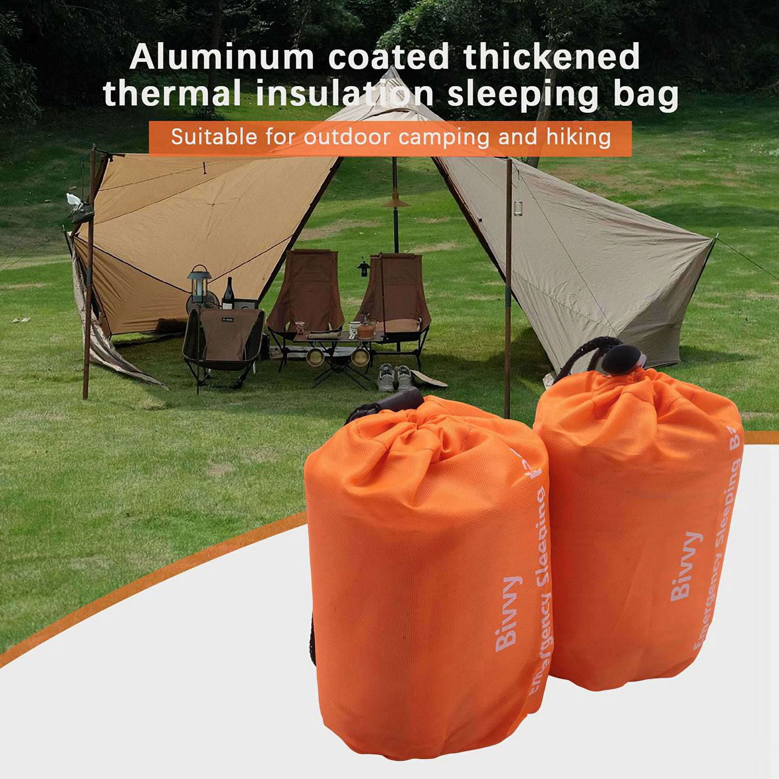 12-Pack Emergency Sleeping Bag Thermal Waterproof Survival Blanket for Outdoor Camping Hiking