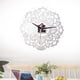 thumbnail image 5 of Reloj de Pared Islámico Relojes de Salón Musulmán Eid Ramadán , Plata 300x300x4mm Soledad reloj de pared moderno, 5 of 7