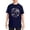 Dark Blue, variant on AWZXDE boys tops Baseball Graphic T Shirt Short Sleeve Crewneck Cute Athletic Casual Shirt For Teens Kids Boys And Girls Yellow，5-6 Years